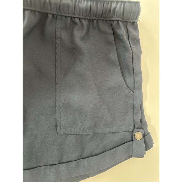 Abercrombie & Fitch Women's Medium Blue Boho Shorts Flowy Rayon Pull On - Picture 7 of 7